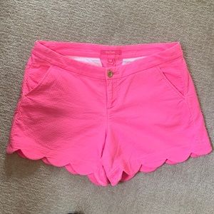 Lilly Pulitzer pink stretch Buttercup shorts 10